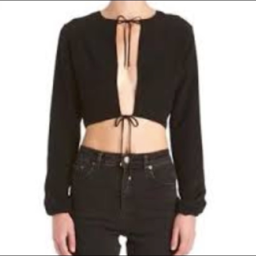 ARE YOU AM I silk top